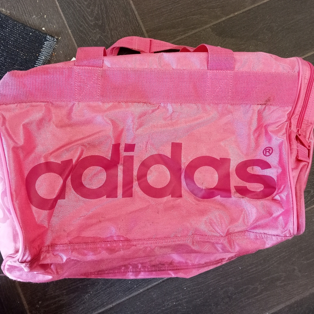 Adidas Pink Duffle Sports Bag